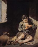 Bartolome Esteban Murillo Small beggar oil